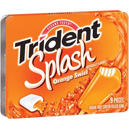 Trident Splash Sugar Orange Swirl