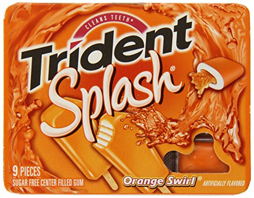 Trident Splash Orange 9 Piece Packages