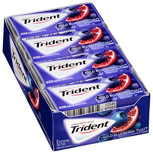 Trident Sugarless Blueberry Twist Pieces