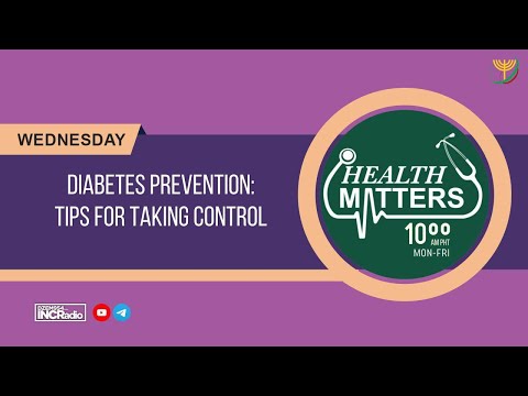 Diabetes Prevention: Tips For Taking Control | Health Matters | July 12, 2023