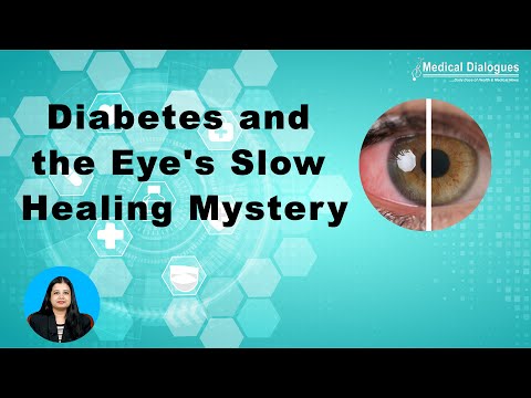 Study identifies how diabetes slows eye healing