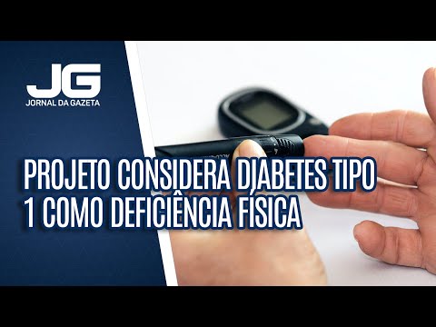Projeto que considera diabetes tipo 1 como deficiência física para efeito legal