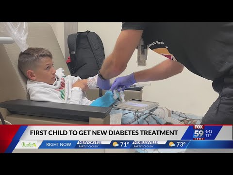Fishers 9-year-old first Indiana child to receive new diabetes treatment