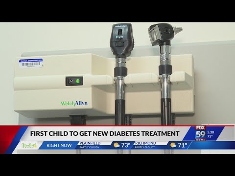 First child to get new diabetes treatment